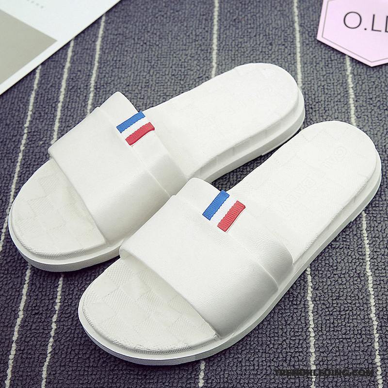 Pantoffels Heren Bovenkleding Zomer Slippers Badkamer Mannen Antislip Zandkleur Zwart