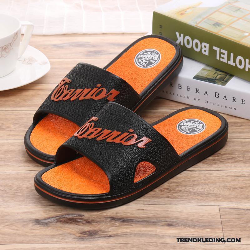 Pantoffels Heren Mannen Elke Dag Binnen Zomer Lovers Slippers Zwart