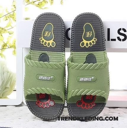 Pantoffels Heren Mannen Zomer Badkamer Lovers Antislip Binnen Grijs