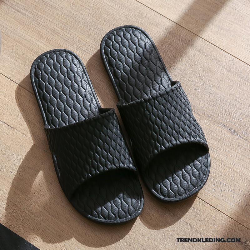 Pantoffels Heren Vrouwen Lovers Zomer Slippers Antislip Mannen Zwart