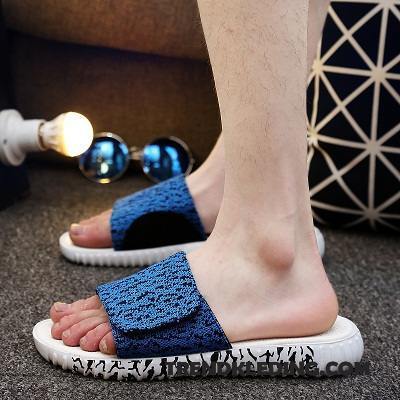 Pantoffels Heren Zomer Antislip Slipper Trends Schoenen Sandaal Zandkleur Zwart