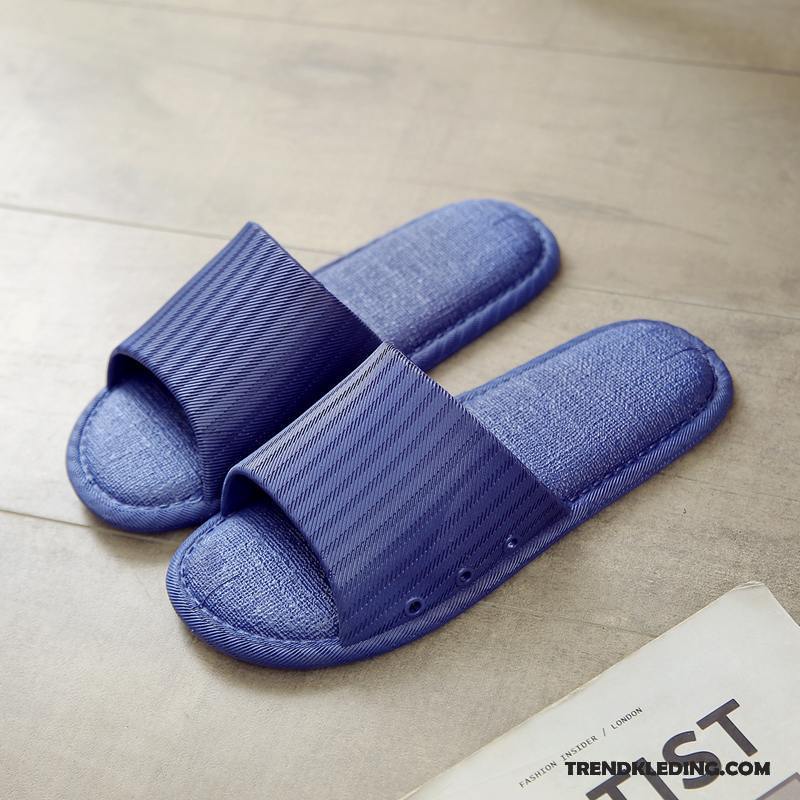 Pantoffels Heren Zomer Badkamer Slippers Antislip Mannen Binnen Zwart