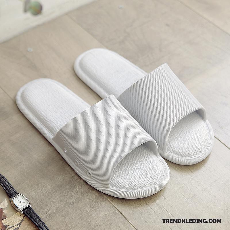 Pantoffels Heren Zomer Badkamer Slippers Antislip Mannen Binnen Zwart