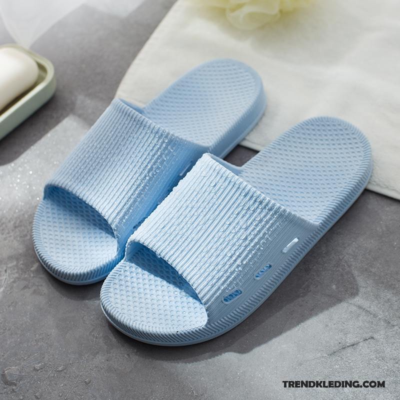 Pantoffels Heren Zomer Slippers Antislip Badkamer Mannen Binnen Grijs