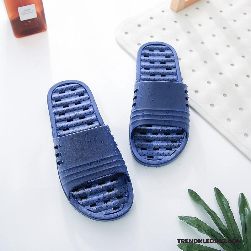 Pantoffels Heren Zomer Vrouwen Slippers Antislip Mannen Lovers Zwart