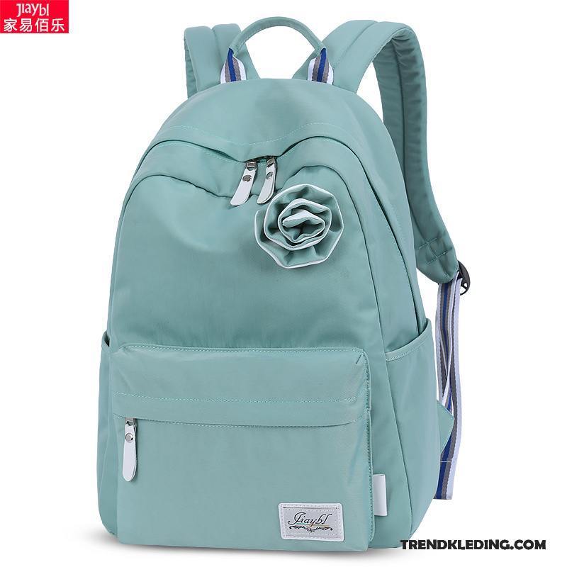 Rugzak Dames Campus Groot Student Casual Gemiddelde Trend Blauw