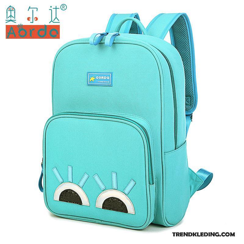 Rugzak Dames Computer Tas 14 Inch Mini Student Gemiddelde Trend Blauw