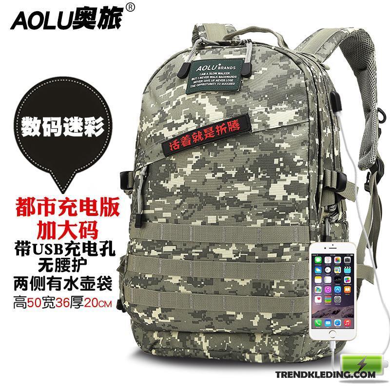 Rugzak Heren Reizen 2018 Outdoor Tas Camouflage Kaki