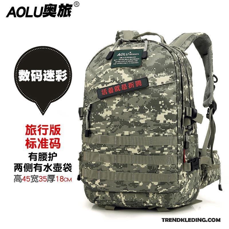 Rugzak Heren Reizen 2018 Outdoor Tas Camouflage Kaki