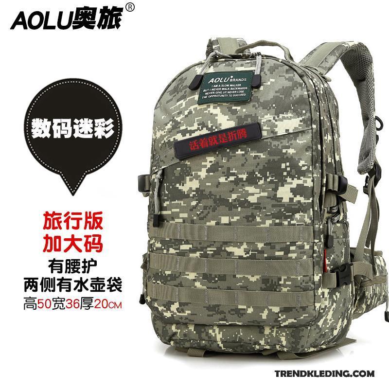 Rugzak Heren Reizen 2018 Outdoor Tas Camouflage Kaki