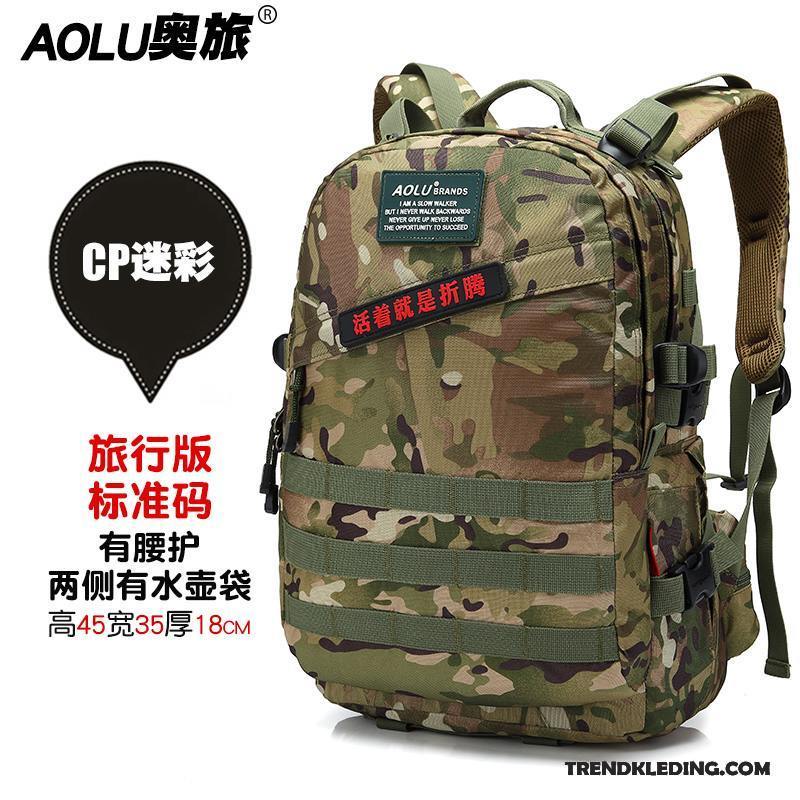 Rugzak Heren Reizen 2018 Outdoor Tas Camouflage Kaki