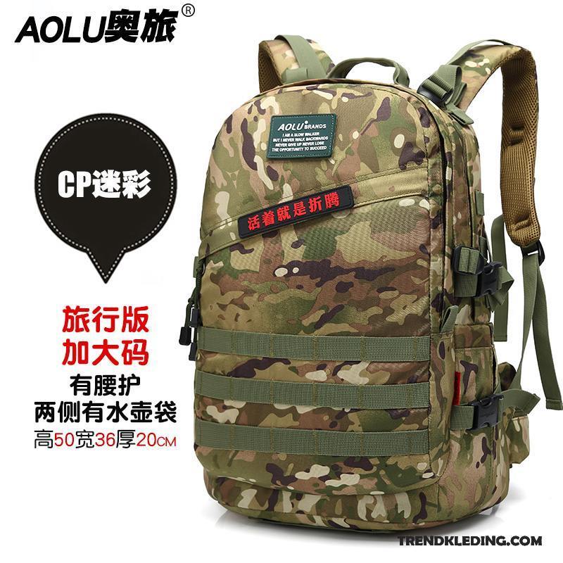 Rugzak Heren Reizen 2018 Outdoor Tas Camouflage Kaki