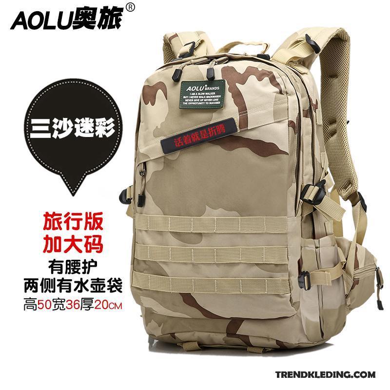 Rugzak Heren Reizen 2018 Outdoor Tas Camouflage Kaki