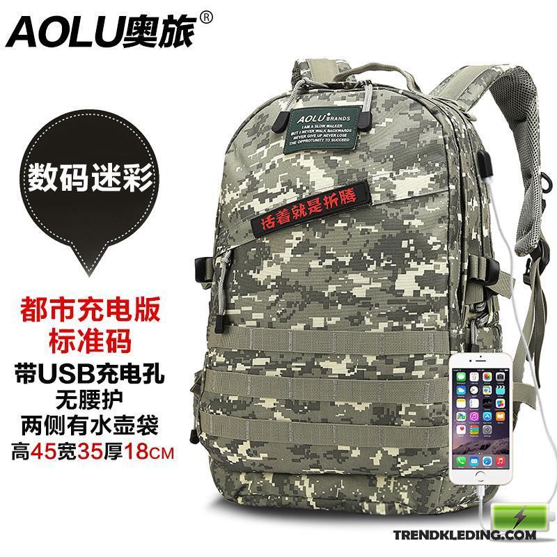 Rugzak Heren Reizen 2018 Outdoor Tas Camouflage Kaki