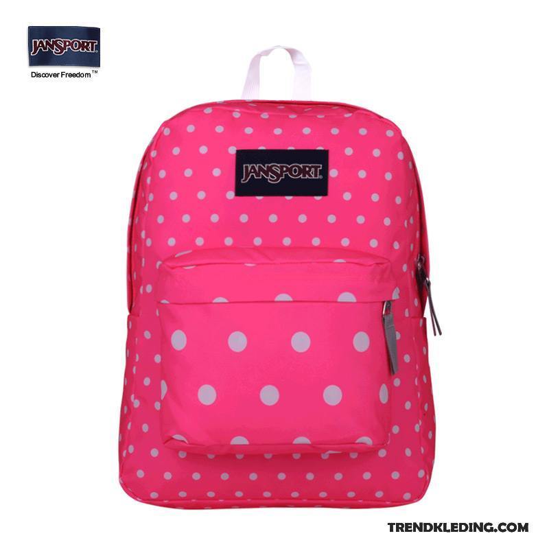 Rugzak Heren Schooltas Kleur Student Dames Mode Persoonlijkheid Roze Rood