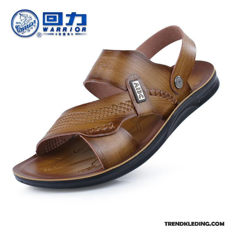 Sandalen Heren Antislip Mannen Schoenen Casual Outdoor 2018 Zandkleur Bruine