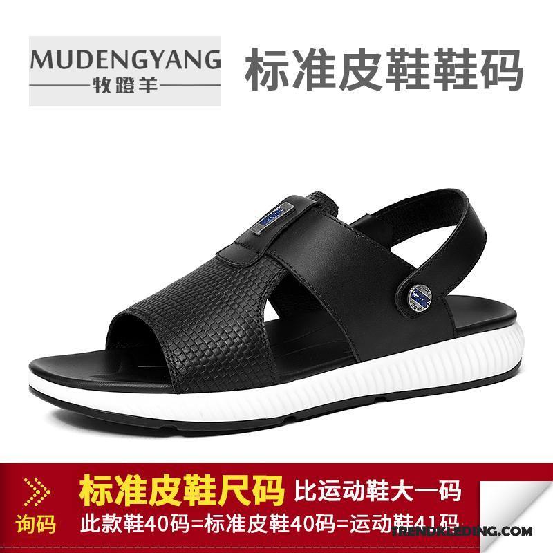 Sandalen Heren Casual Grote Maten Mannen Pantoffels Schoenen Trend Zandkleur