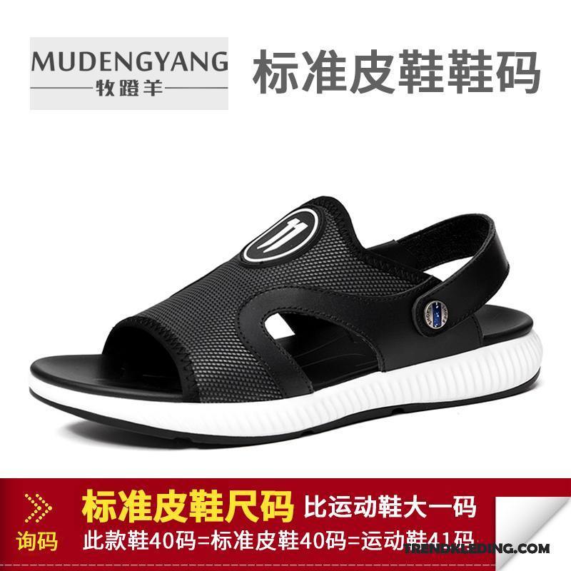 Sandalen Heren Casual Grote Maten Mannen Pantoffels Schoenen Trend Zandkleur