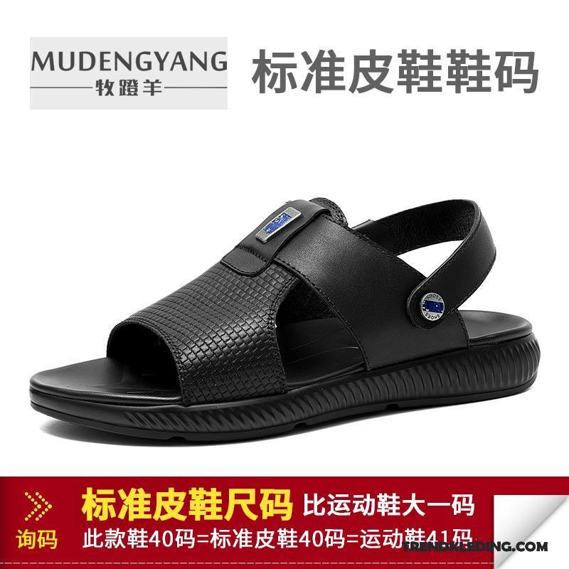 Sandalen Heren Casual Grote Maten Mannen Pantoffels Schoenen Trend Zandkleur