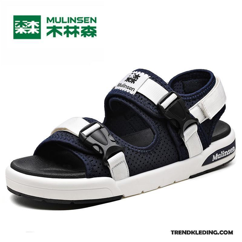 Sandalen Heren Casual Trend Outdoor Schoenen Zomer 2018 Zandkleur Zwart