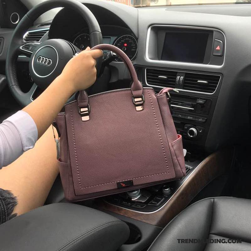 Schoudertas Dames Handtas Trend Grote Tas Nieuw Messenger Tas 2018 Roze Donker