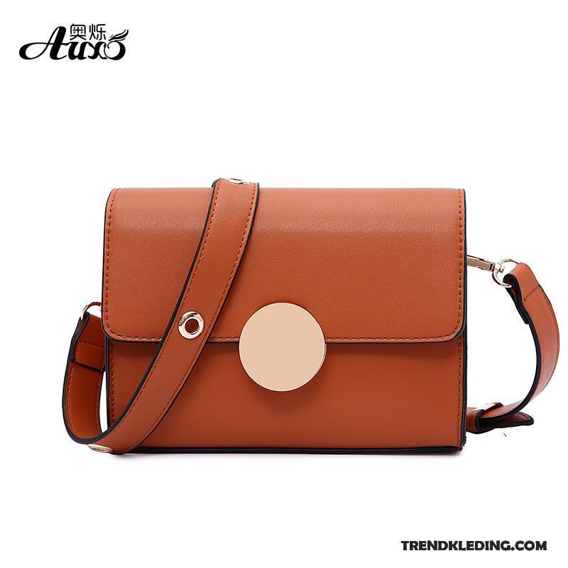 Schoudertas Dames Messenger Tas Alle Wedstrijden Trend Mini 2018 Elegante Bruine