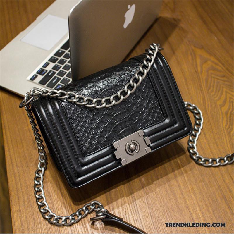 Schoudertas Dames Messenger Tas Mini Ketting Nieuw Geurige Mode Wit