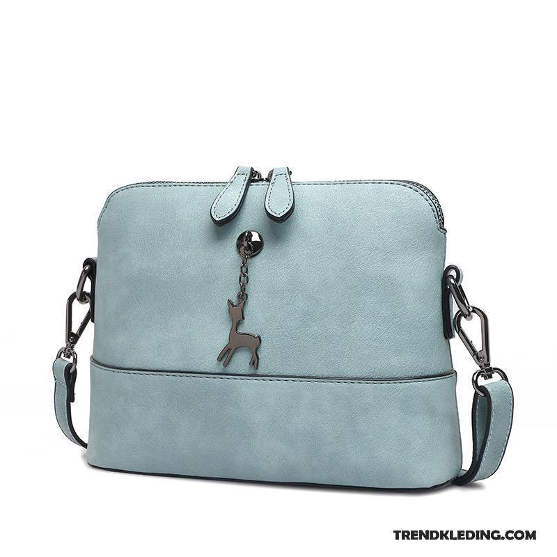 Schoudertas Dames Persoonlijkheid Messenger Tas Nieuw 2018 Trend Mode Blauw