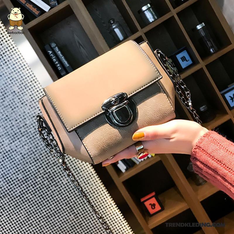 Schoudertas Dames Schrobben Nieuw 2018 Voorjaar Casual Messenger Tas Bruine