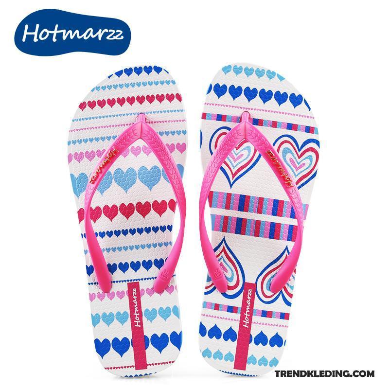 Slippers Dames Mode Mooie Antislip Zomer Bovenkleding Vrouwen Zandkleur Geel