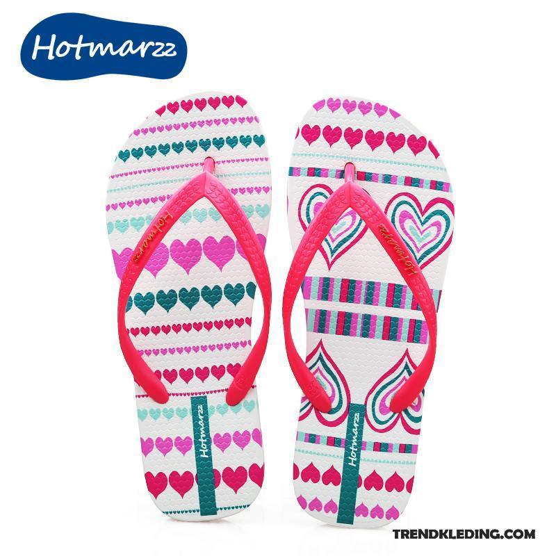 Slippers Dames Mode Mooie Antislip Zomer Bovenkleding Vrouwen Zandkleur Geel