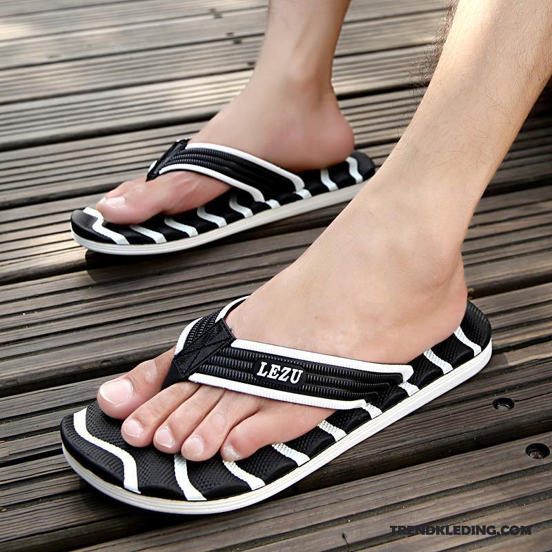 Slippers Heren Bovenkleding Trend Antislip Mannen Grote Maten Lovers Zandkleur Groen