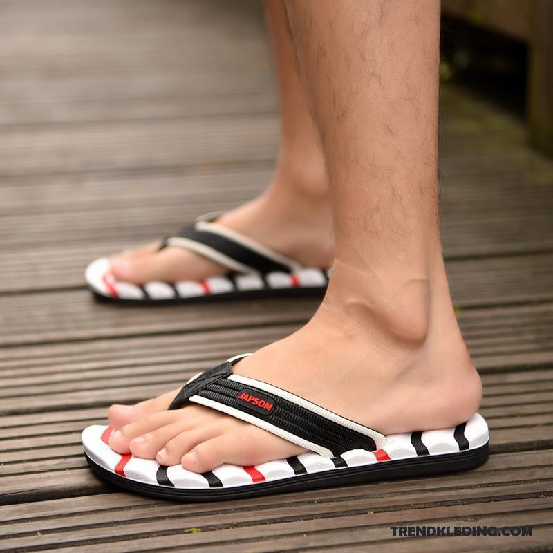 Slippers Heren Bovenkleding Trend Antislip Mannen Grote Maten Lovers Zandkleur Groen