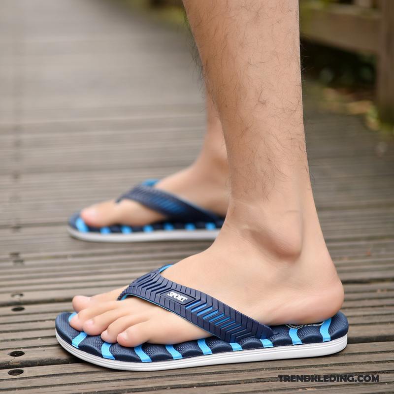 Slippers Heren Bovenkleding Trend Antislip Mannen Grote Maten Lovers Zandkleur Groen