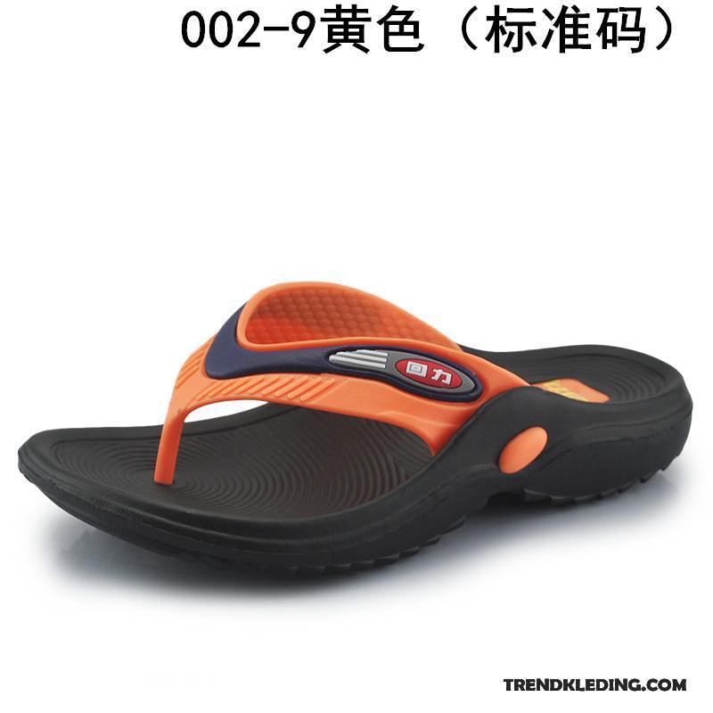 Slippers Heren Mannen Massage Outdoor Schoenen Slijtvastheid Antislip Zandkleur Rood