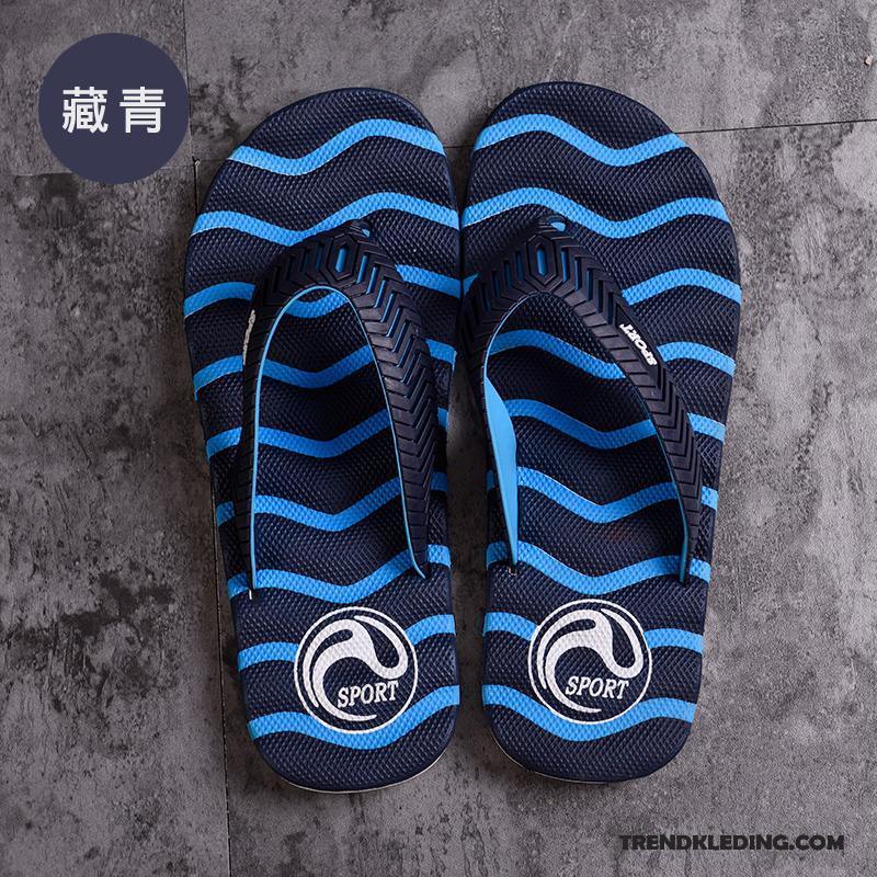 Slippers Heren Trend Antislip Lovers Massage Zomer Mannen Zandkleur Wit