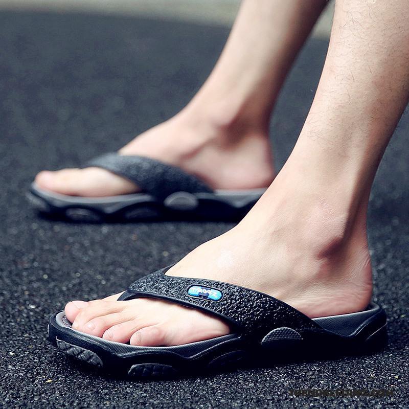 Slippers Heren Zomer Grote Maten Schoenen Mannen Pantoffels Persoonlijk Zandkleur Zwart