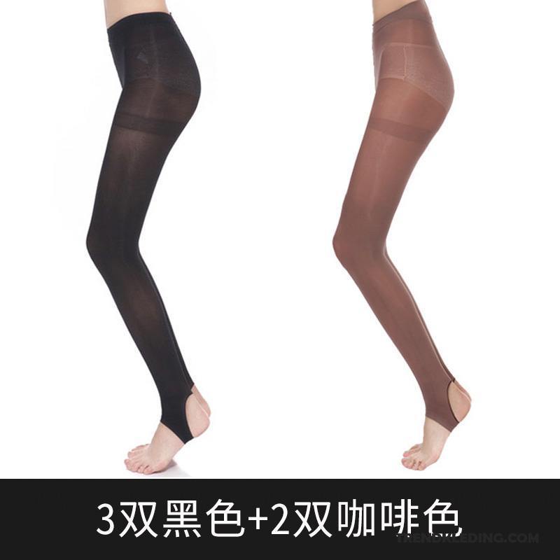 Sokken Dames Panty Fluweel Sokken Legging Voorjaar Dun Herfst Zwart