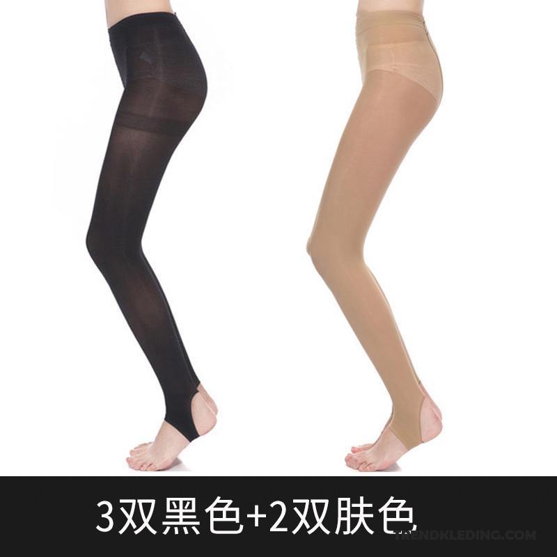 Sokken Dames Panty Fluweel Sokken Legging Voorjaar Dun Herfst Zwart