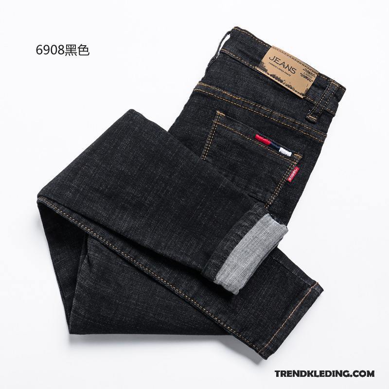 Spijkerbroek Dames Spijkerbroek Jeans Nieuw Elastiek Voorjaar Potlood Broek Skinny Blauw Zwart