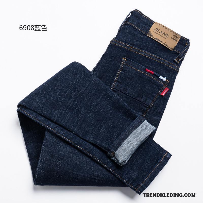 Spijkerbroek Dames Spijkerbroek Jeans Nieuw Elastiek Voorjaar Potlood Broek Skinny Blauw Zwart