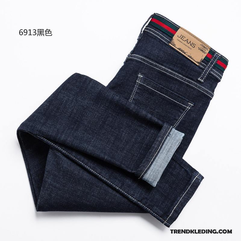 Spijkerbroek Dames Spijkerbroek Jeans Nieuw Elastiek Voorjaar Potlood Broek Skinny Blauw Zwart