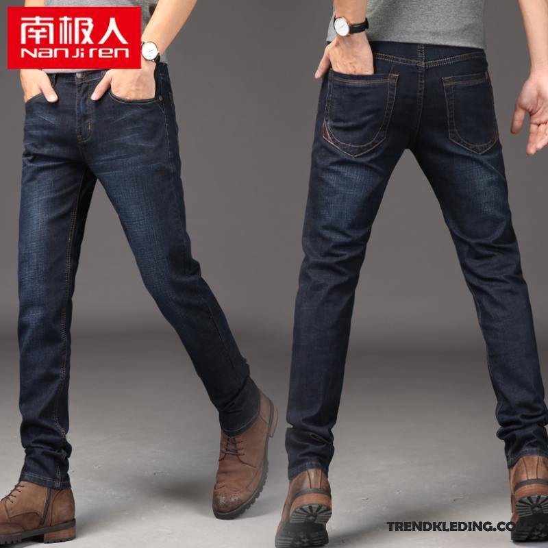 Spijkerbroek Heren Jeugd Zomer Grote Maten Lange Spijkerbroek Jeans Mannelijk
