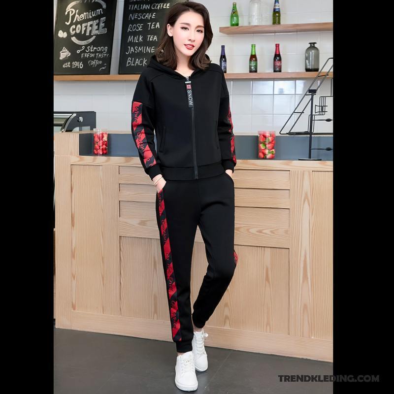 Sportkleding Heren Lovers Pak Casual Running Mode Cardigan Rood