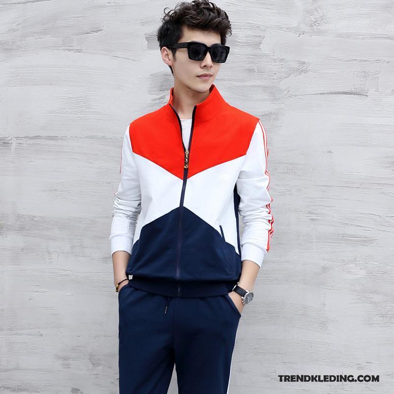 Sportkleding Heren Running Kleding Cardigan Voorjaar Herfst Katoen Nieuw Groen