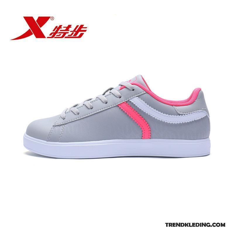 Sportschoenen Dames Mode Skateboard Voorjaar Kant Vrouwen Skateboard Schoenen Rood Grijs