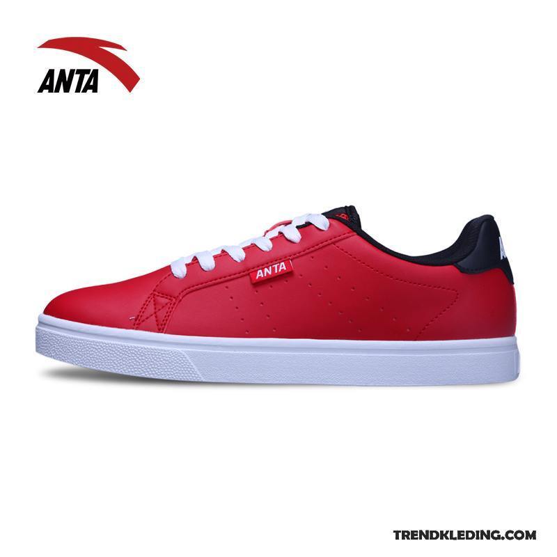 Sportschoenen Heren Skateboard Skateboard Schoenen Laag Casual Zomer Mannen Rood Wit