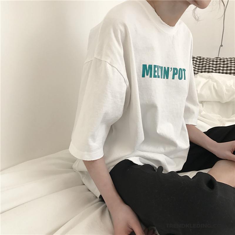T-shirt Dames Jasje Voorjaar Losse Onderhemd 2018 Snoep Rood