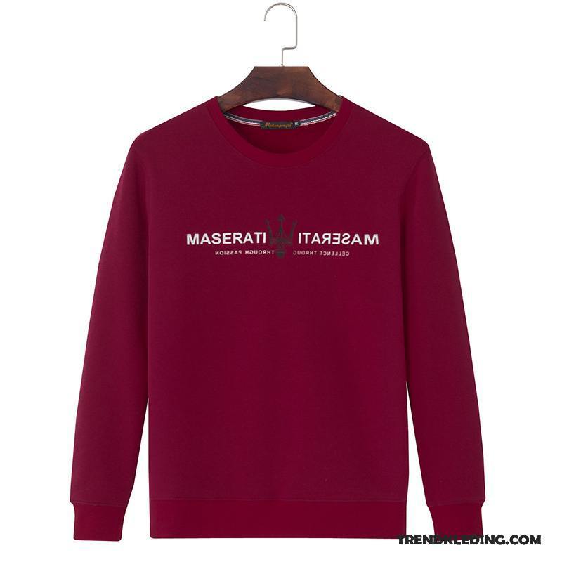 T-shirt Lange Mouw Heren Plus Kasjmier Warme Vet Mannelijk Grote Maten Pullover Grijs