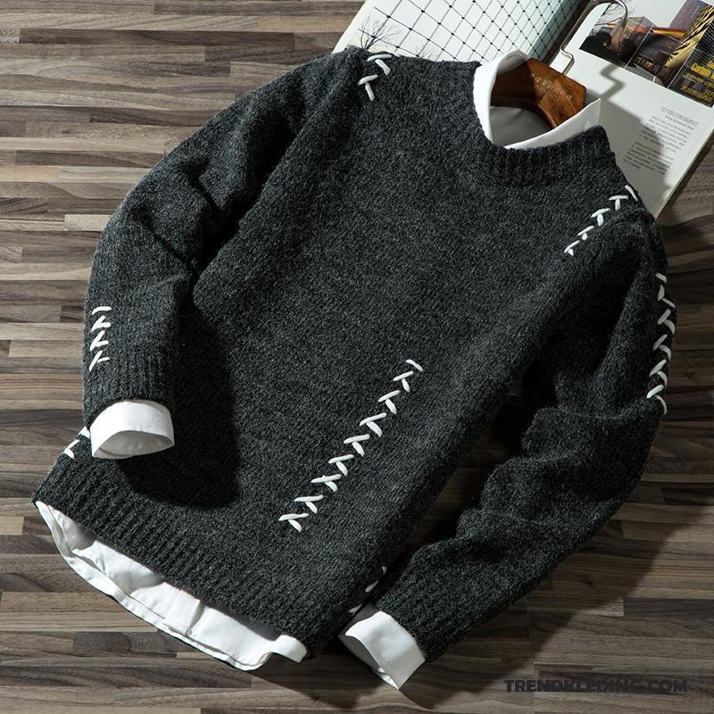 Trui Heren Gebreid Hemd Persoonlijk 2018 Mannelijk Nieuw Pullover Groen